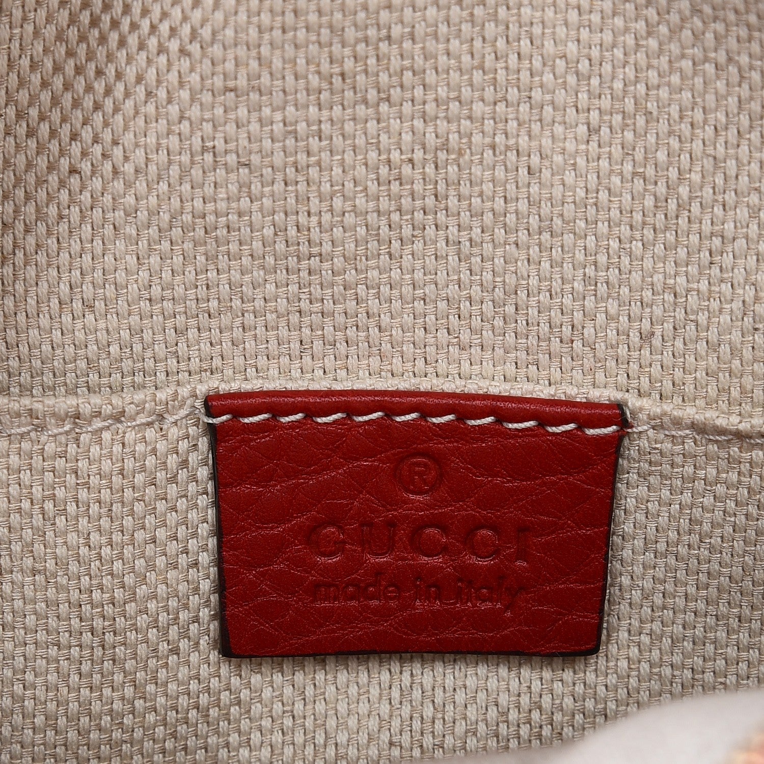 Gucci Pebbled Calfskin Mini Soho Chain Bag Tabasco Red 6 of 7