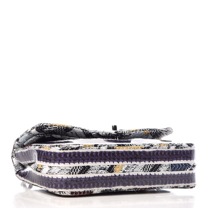 Chanel Tweed Silicone Braid Medium Double Flap Multicolor 4 of 8
