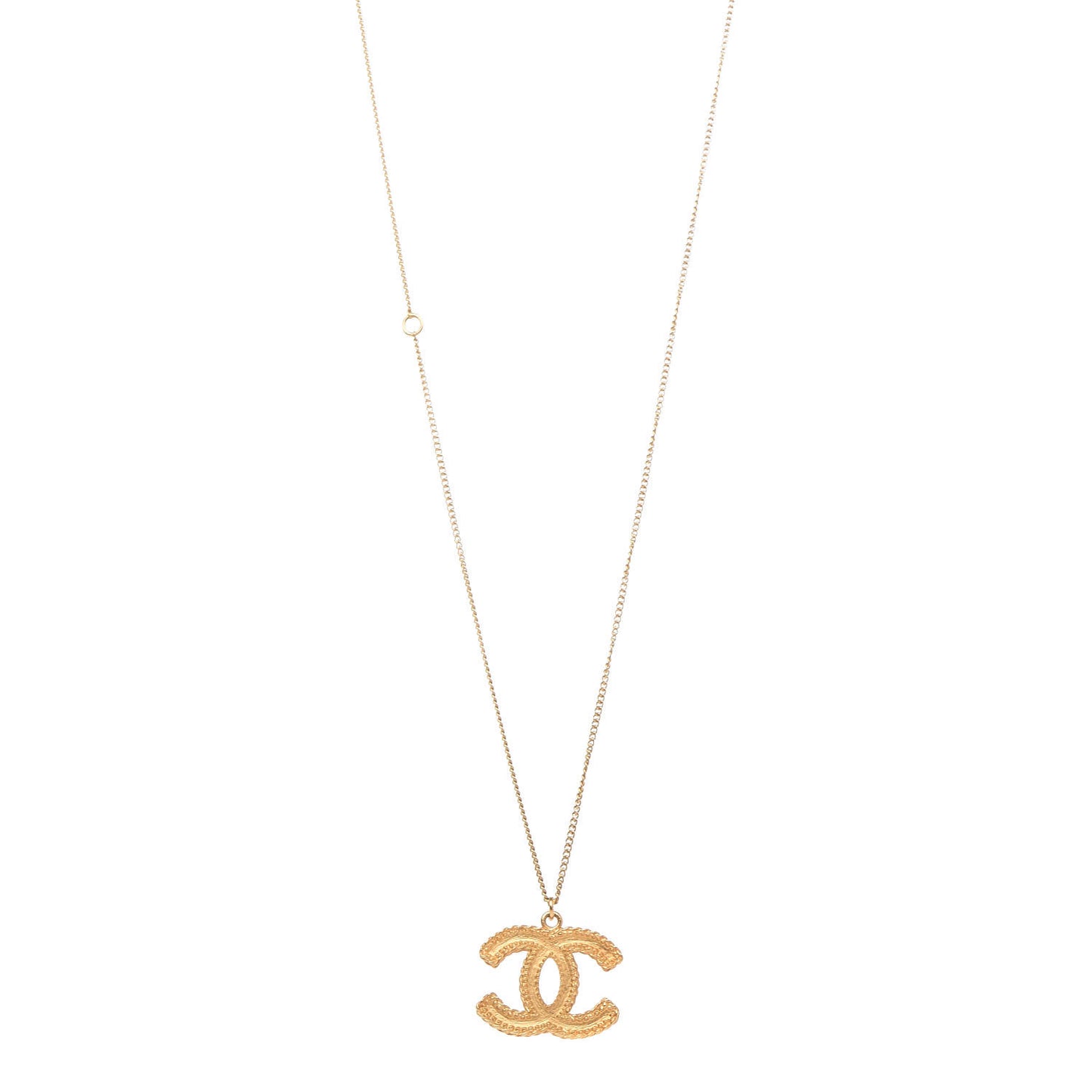 CC Necklace Matte Gold