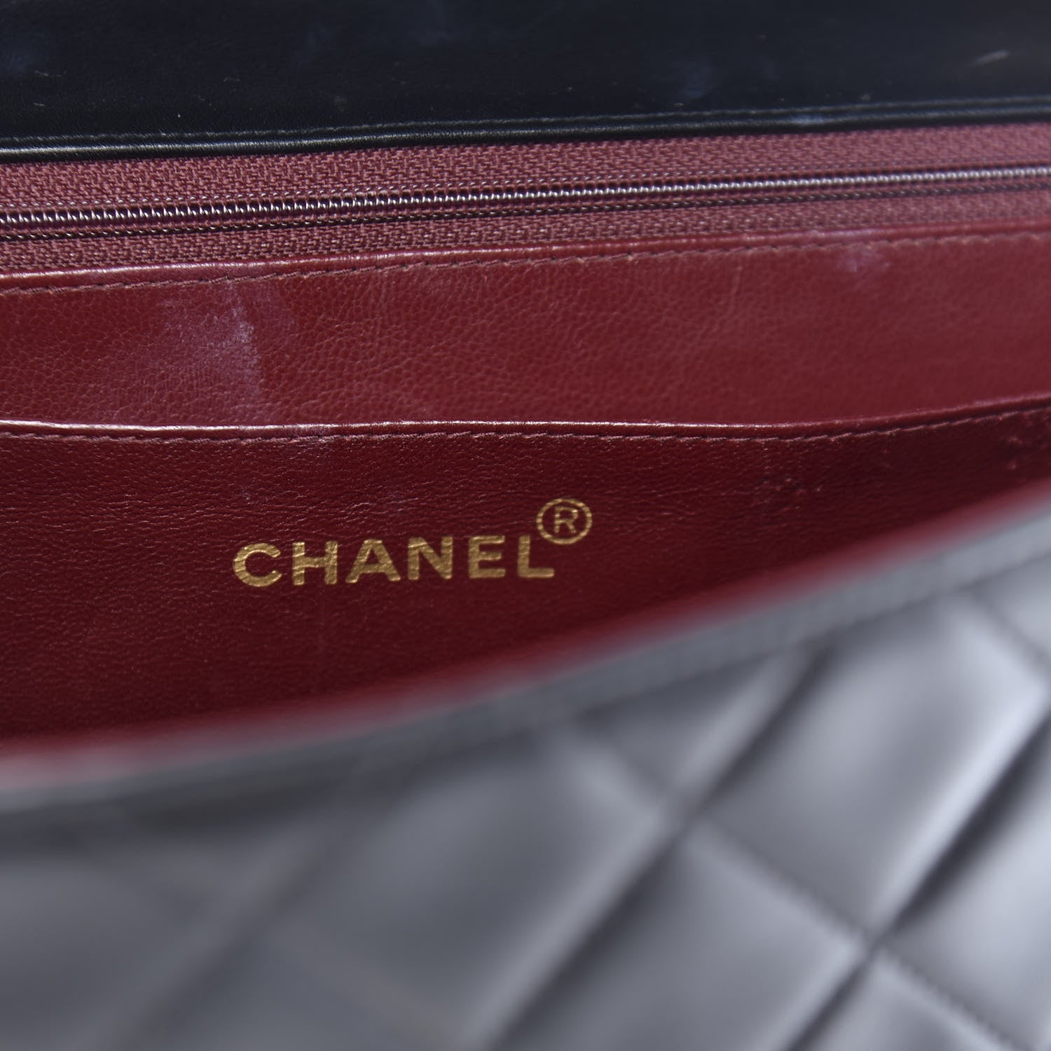 Chanel Lambskin Quilted XL Jumbo Single Flap Black 8 of 14