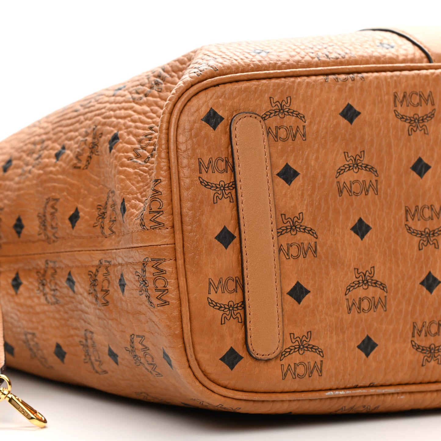 Visetos Medium Liz Reversible Shopper Tote Cognac