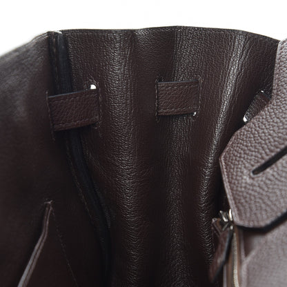Hermes Togo Birkin 35 Chocolate 10 of 28