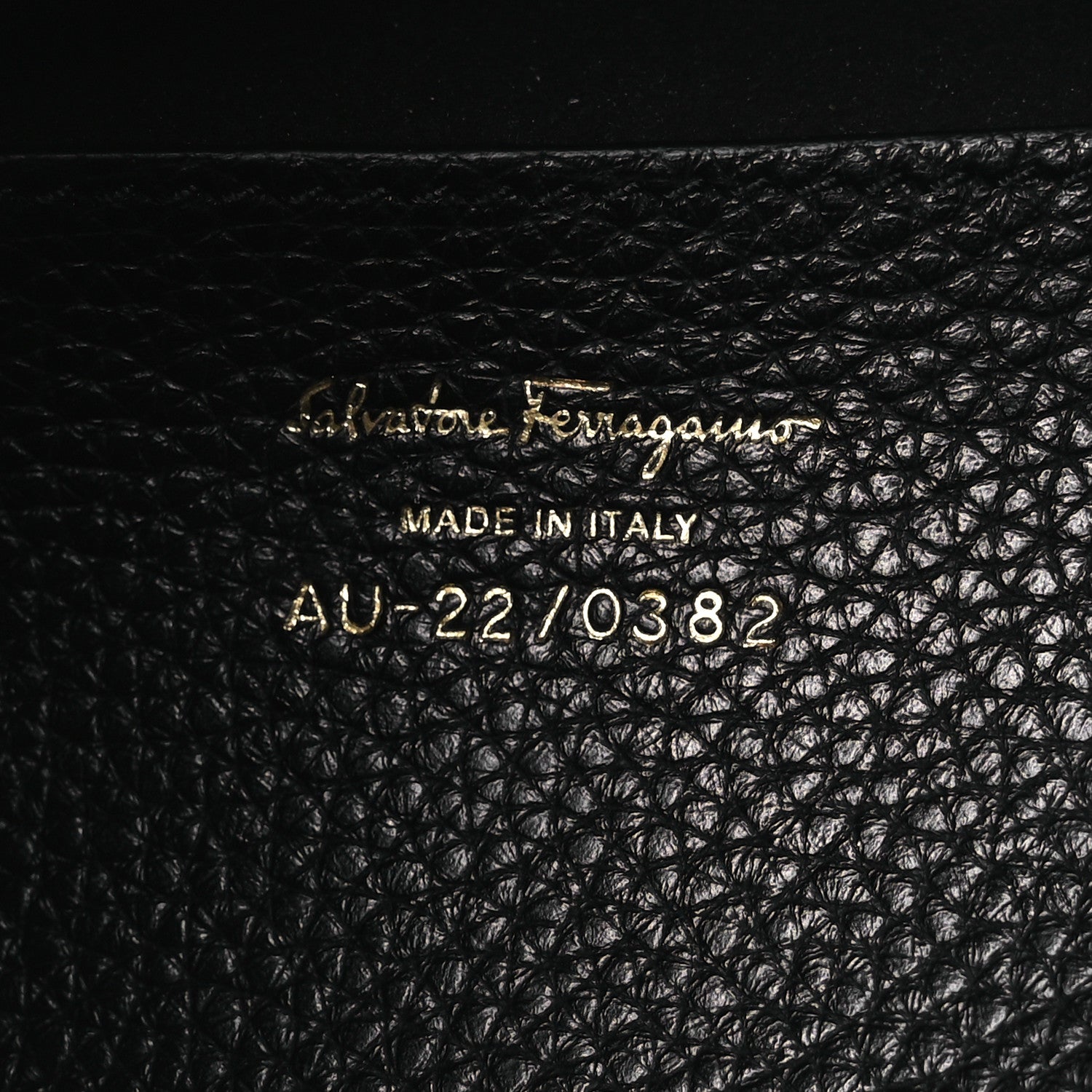 Salvatore Ferragamo Grained Calfskin Mini Gancino Bucket Bag Black 6 of 9