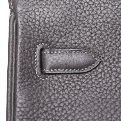 Hermes Taurillon Clemence Birkin 35 Graphite 11 of 33