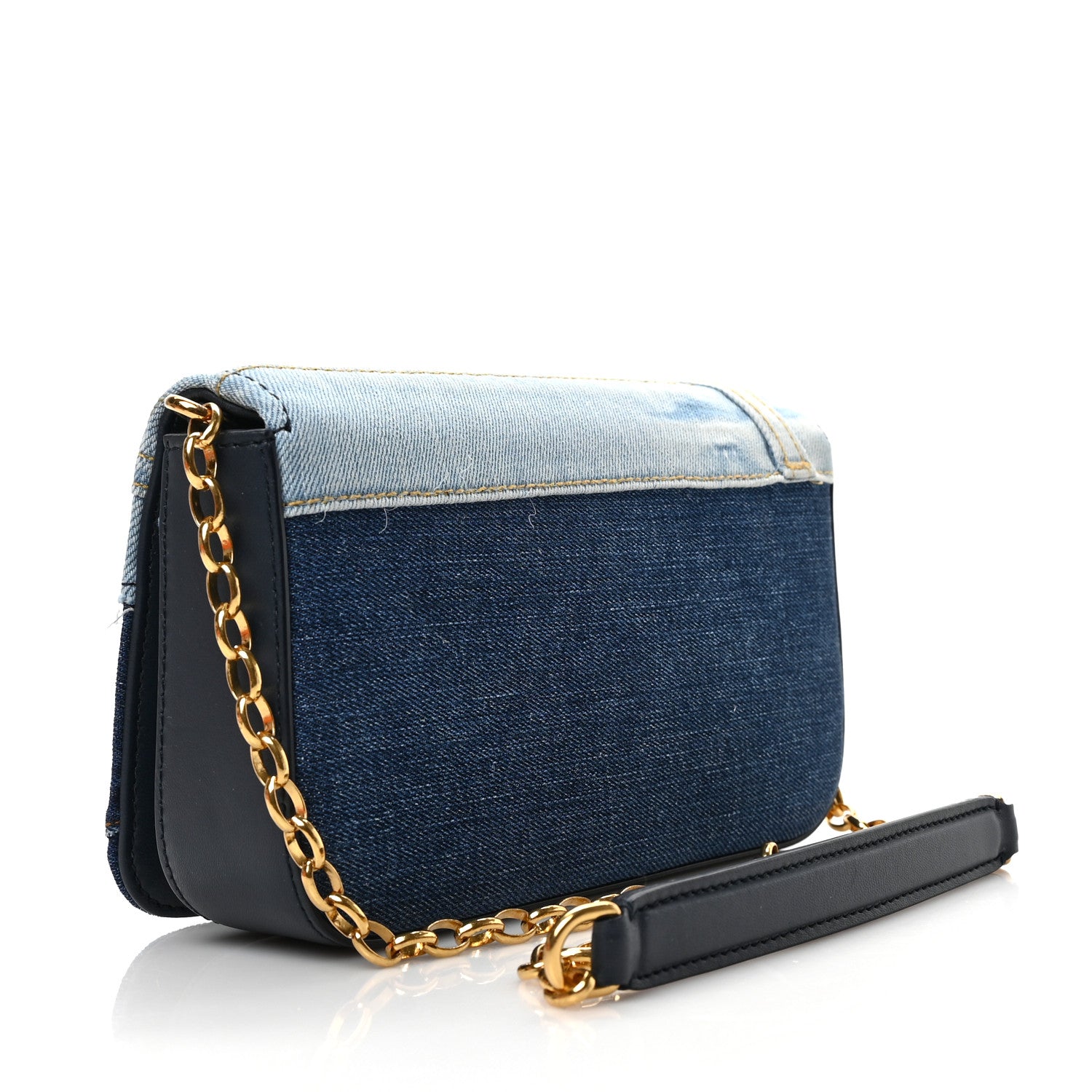 Dolce & Gabbana Denim DG Girls Shoulder Bag Blue 1363704