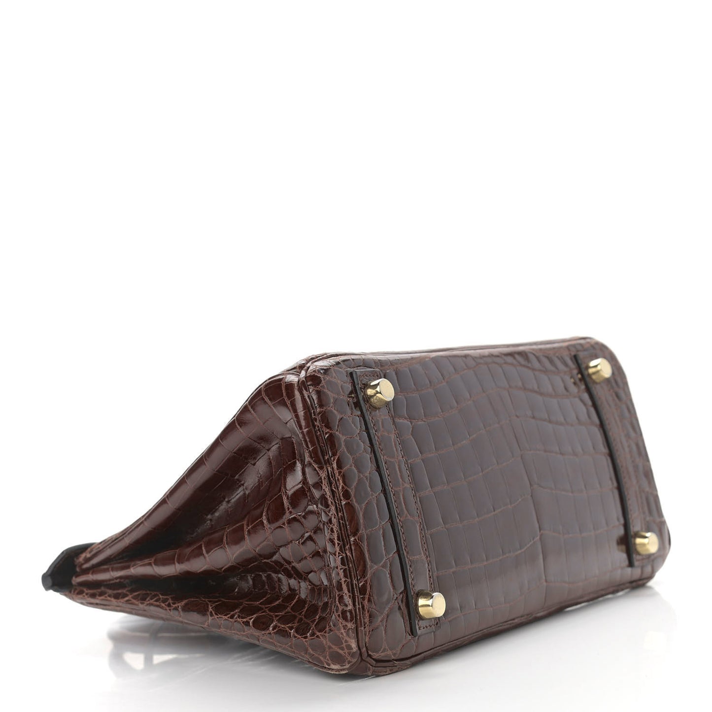 Shiny Niloticus Crocodile Birkin 25 Miel