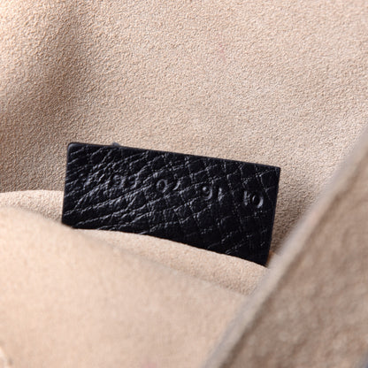 Chloe Grained Calfskin Lambskin Bi-Color Drew Shoulder Bag Black Powder Beige 10 of 15