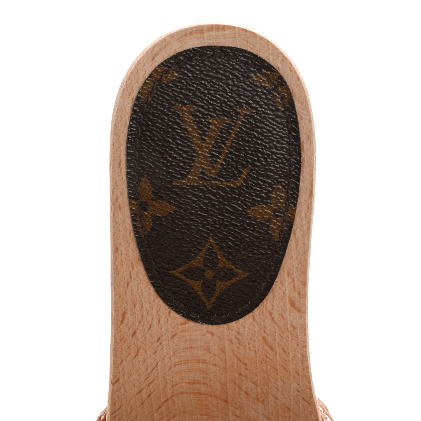 Calfskin Monogram Cottage Mule 39 Cognac