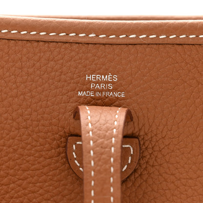 Hermes Taurillon Clemence Evelyne TPM Gold 6 of 11