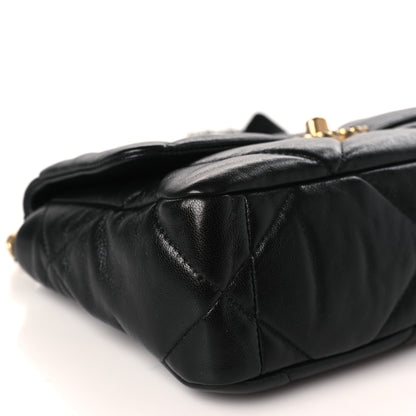 Chanel Goatskin Quilted Medium Chanel 19 Flap Black 8 of 9