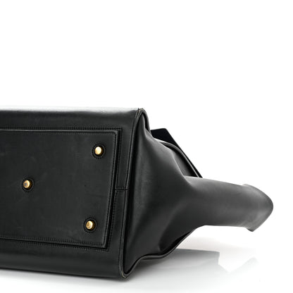 Celine Smooth Calfskin Large Bi-Color Tie Knot Tote Black Navy 10 of 22