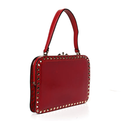 Valentino Garavani Calfskin Rockstud Frame Bag Rosso Valentino 2 of 14