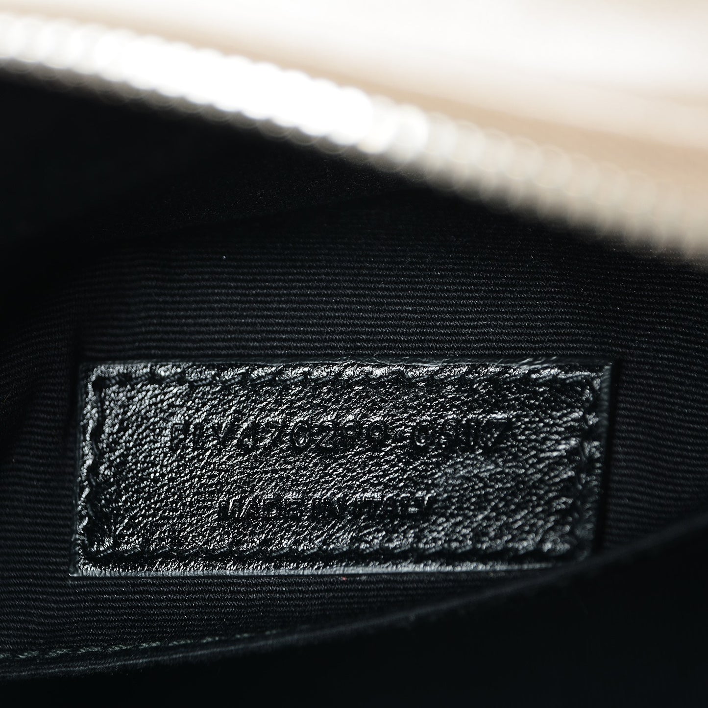 Lambskin Monogram Small Lou Camera Bag Dark Beige