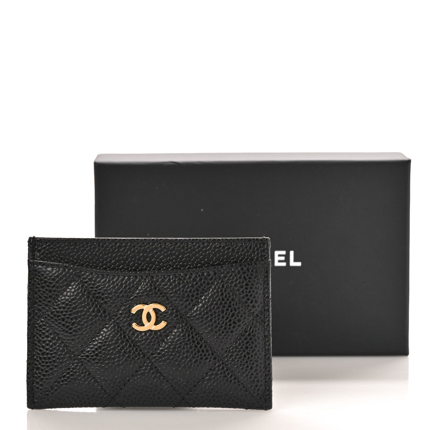 Chanel Caviar Quilted Card Holder Black 9 of 9
