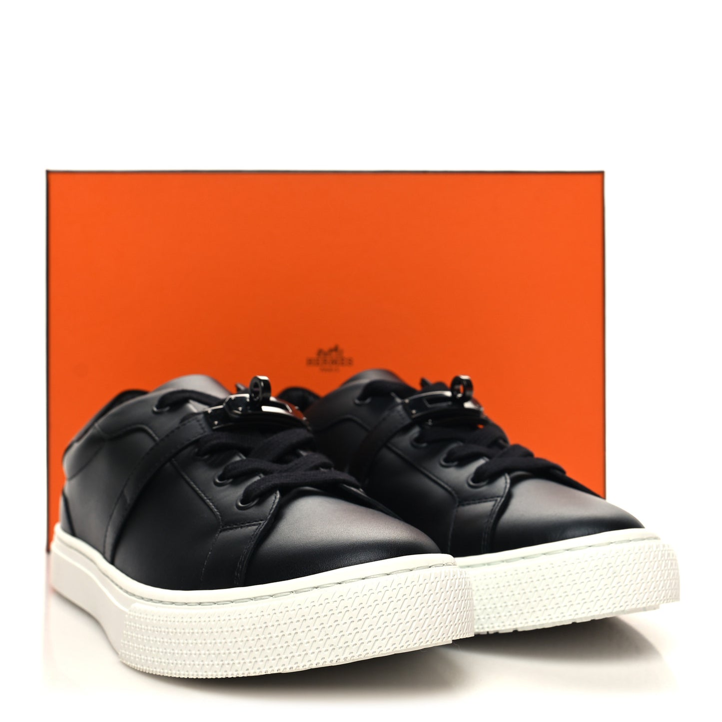 Calfskin Day Sneakers 39.5 Black