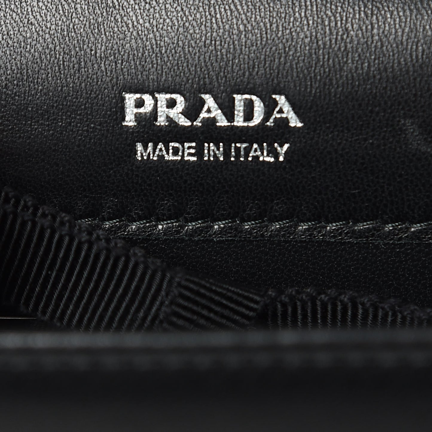 Nappa Impunture Small Diagramme Crossbody Bag Nero Black