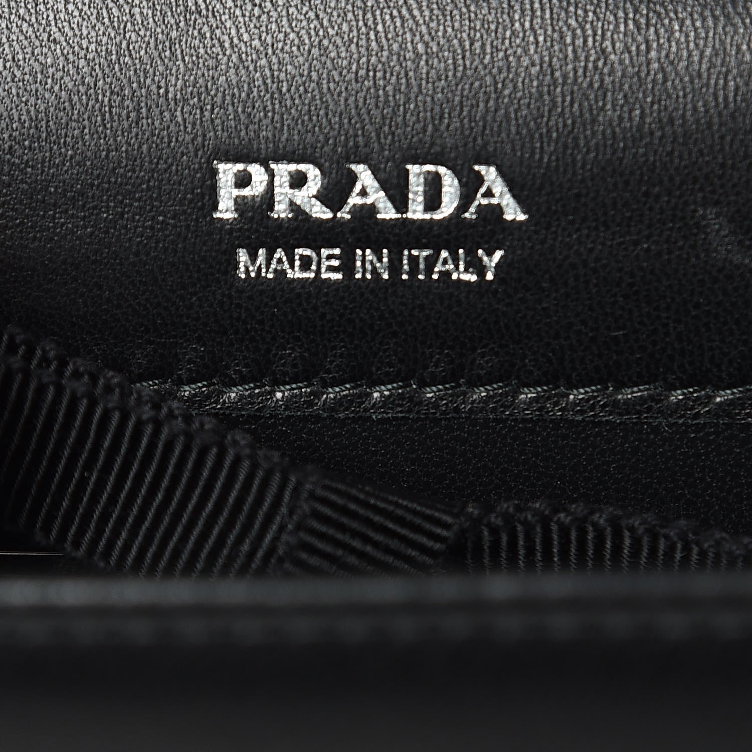 Prada Nappa Impunture Small Diagramme Crossbody Bag Nero Black 6 of 9