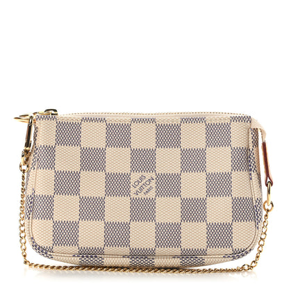 Louis Vuitton Damier Azur Mini Pochette Accessories 1 of 8