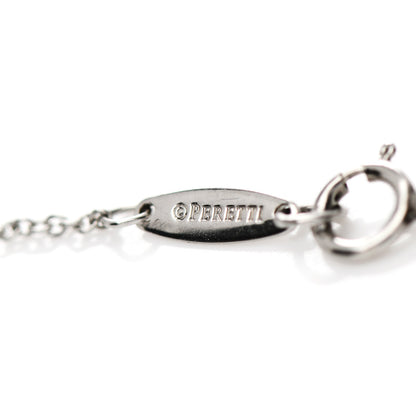 Tiffany Platinum Diamond .33ct Elsa Peretti Diamonds by the Yard Pendant Necklace 6 of 7