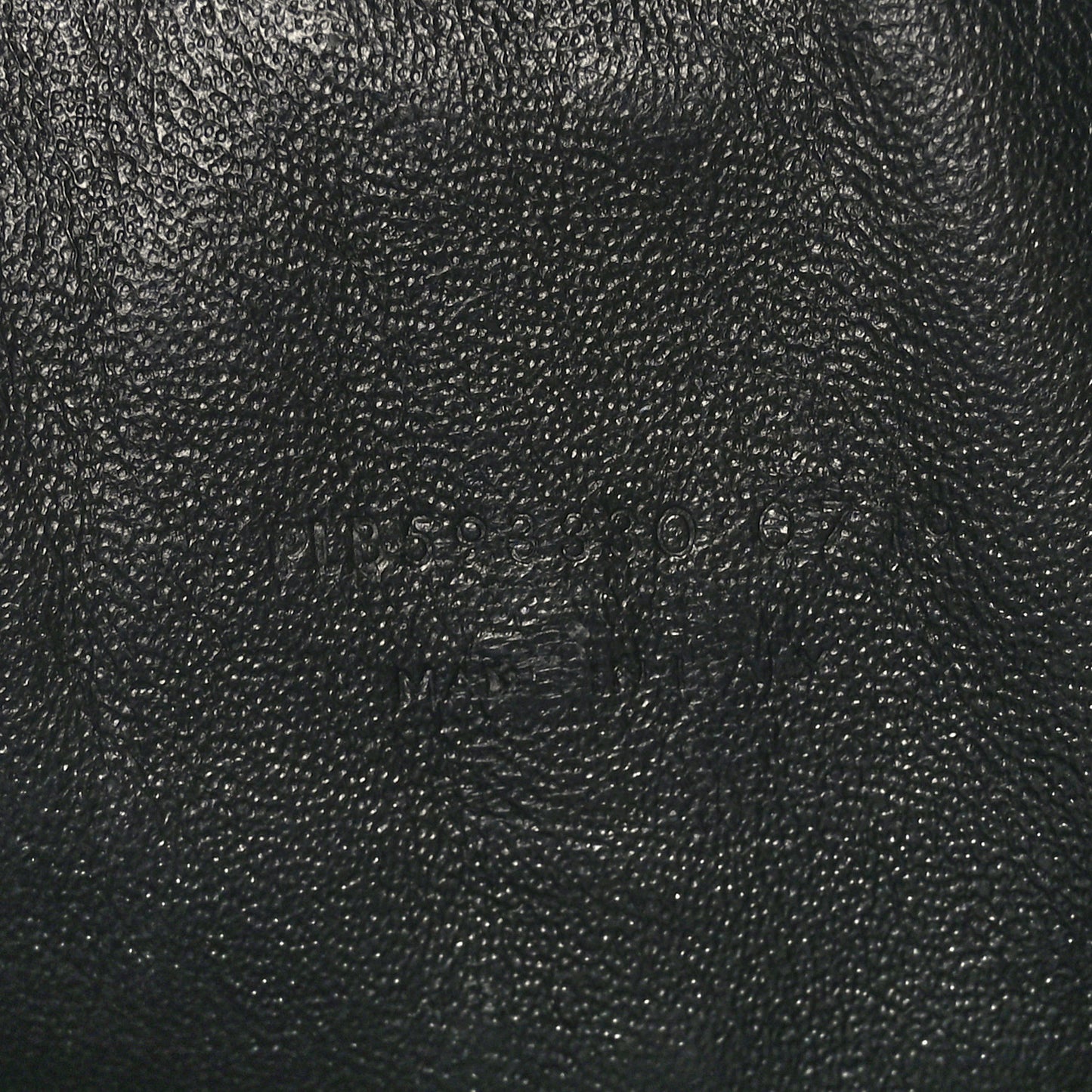 Grain De Poudre Matelasse Monogram Mini Lou Camera Bag Black