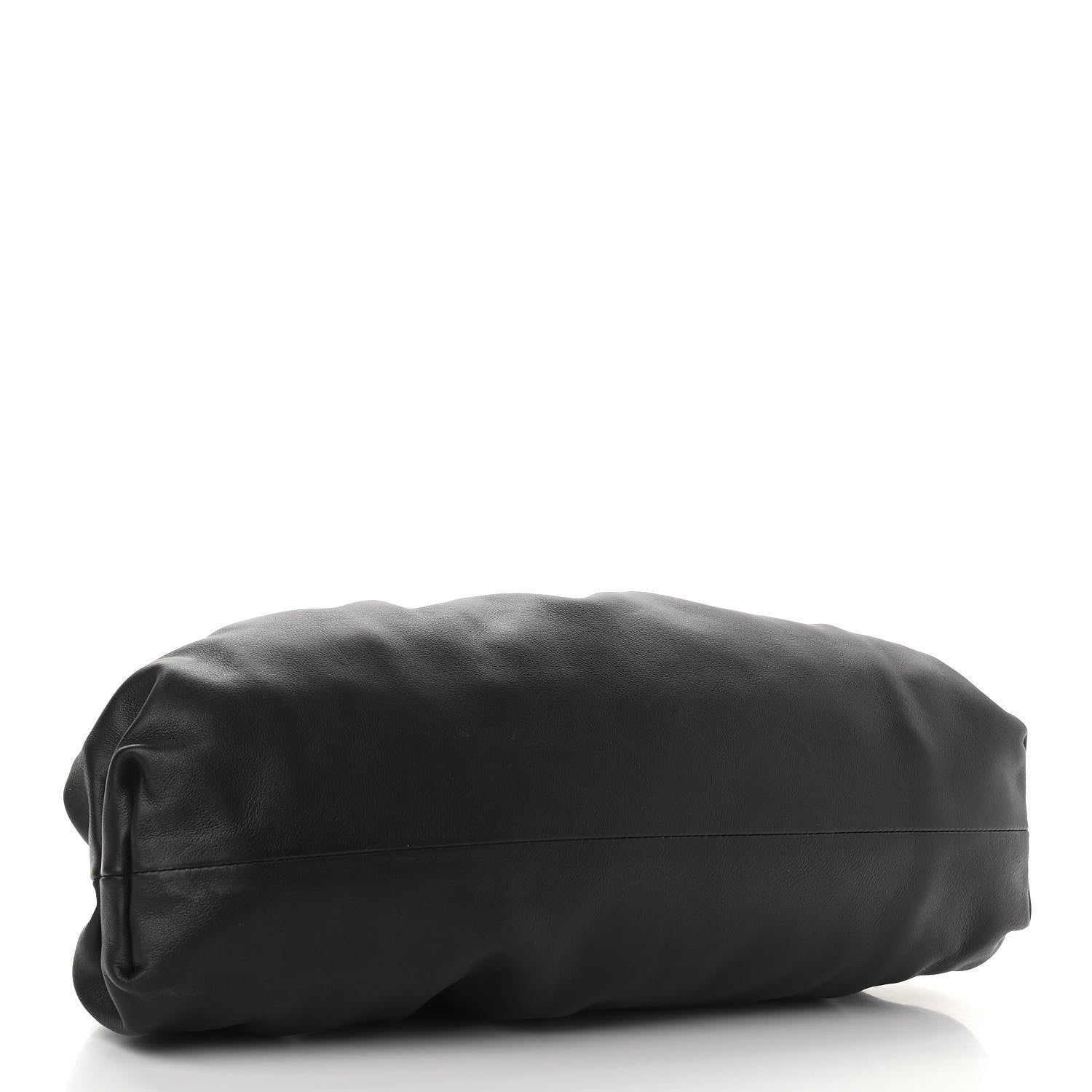 Bottega Veneta Smooth Butter Calf The Pouch Oversized Clutch Black 4 of 10