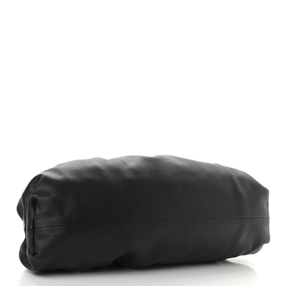 Bottega Veneta Smooth Butter Calf The Pouch Oversized Clutch Black 4 of 10