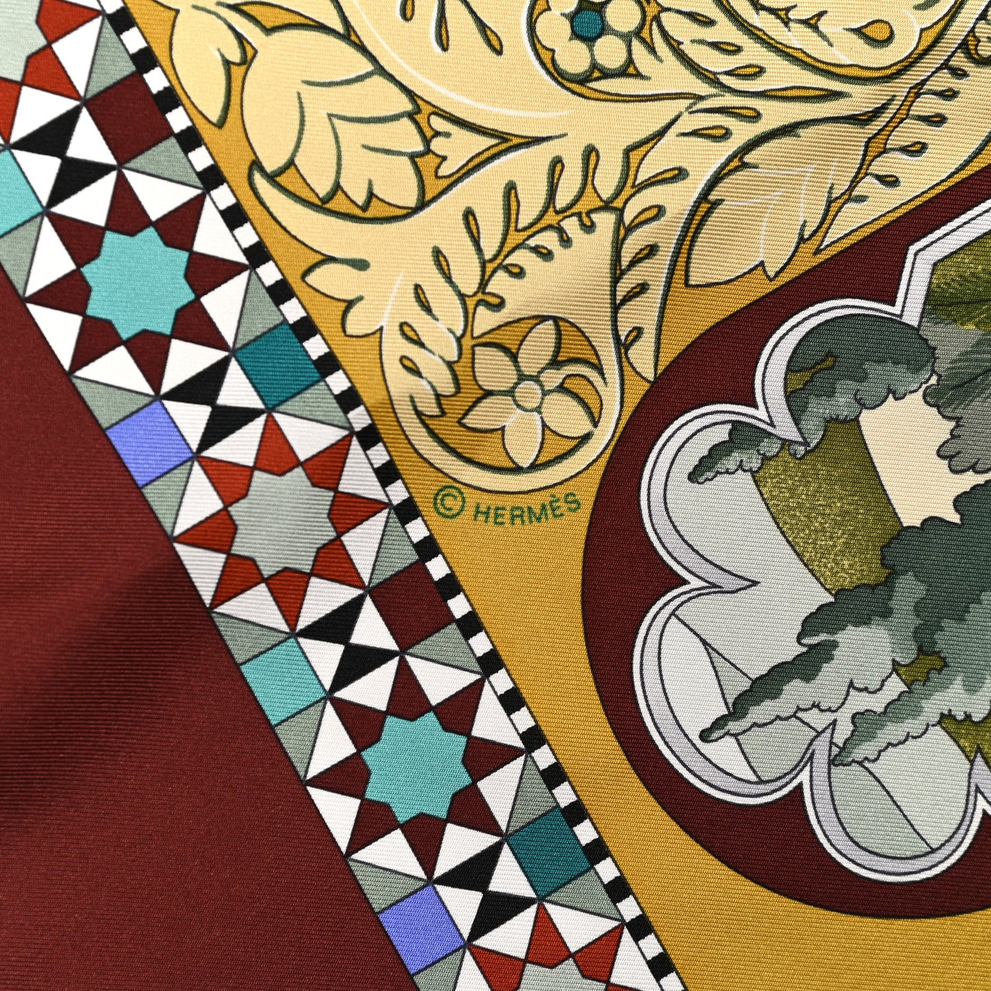 Silk Les Jardins D'Andalouise Scarf 90