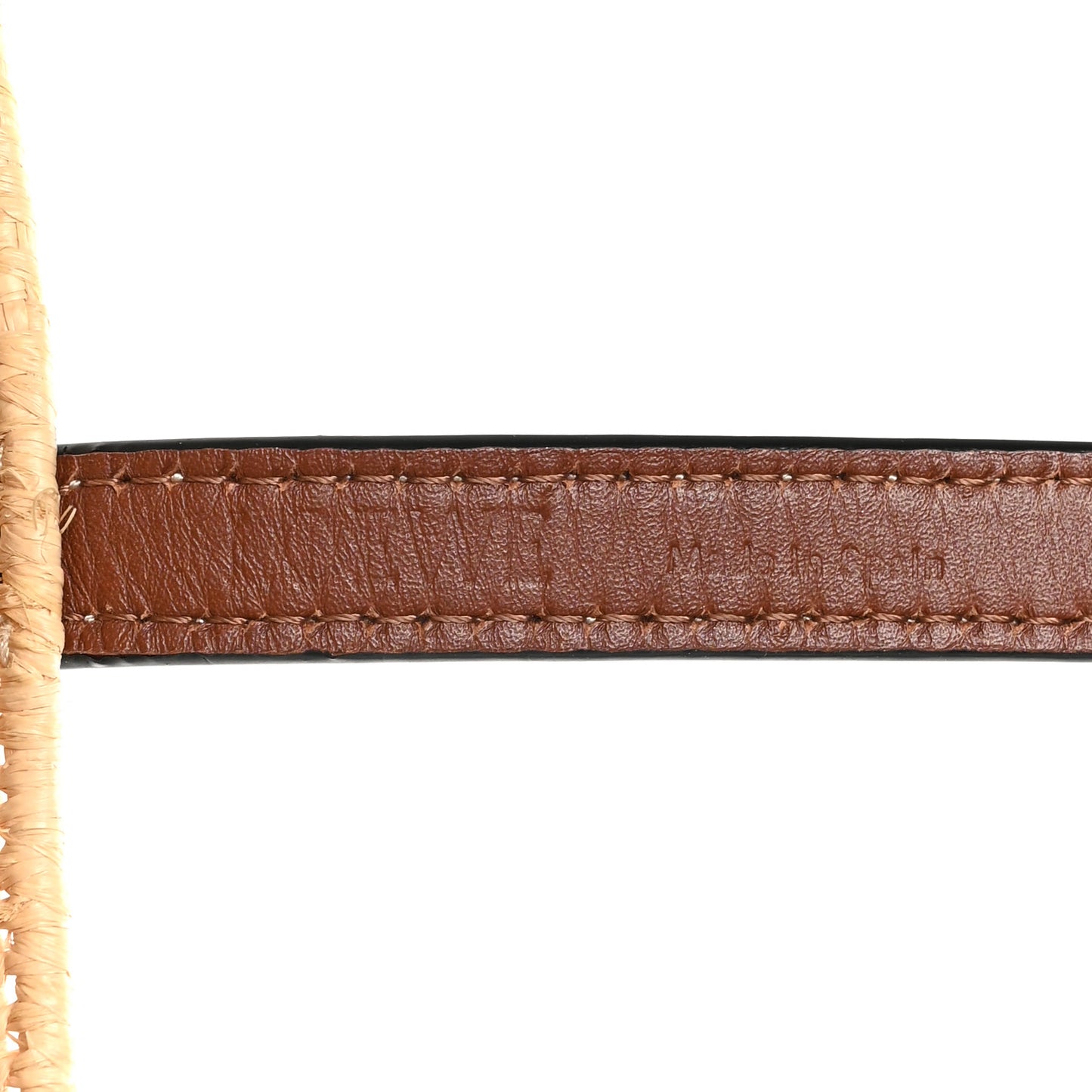 Raffia Small Square Basket Tote Bag Natural Tan