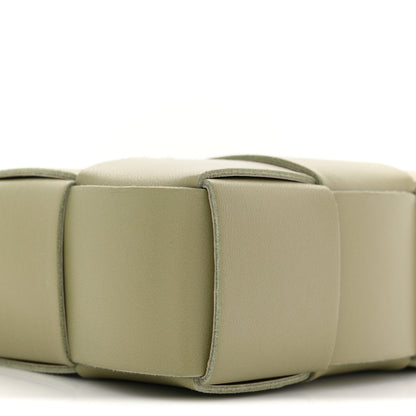 Bottega Veneta Calfskin Maxi Intrecciato Cassette Pouch On Strap Travertine 9 of 10