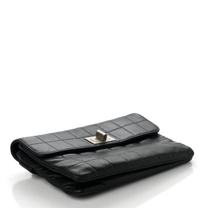 Chanel Lambskin Chocolate Bar Reissue Clutch Black 4 of 8