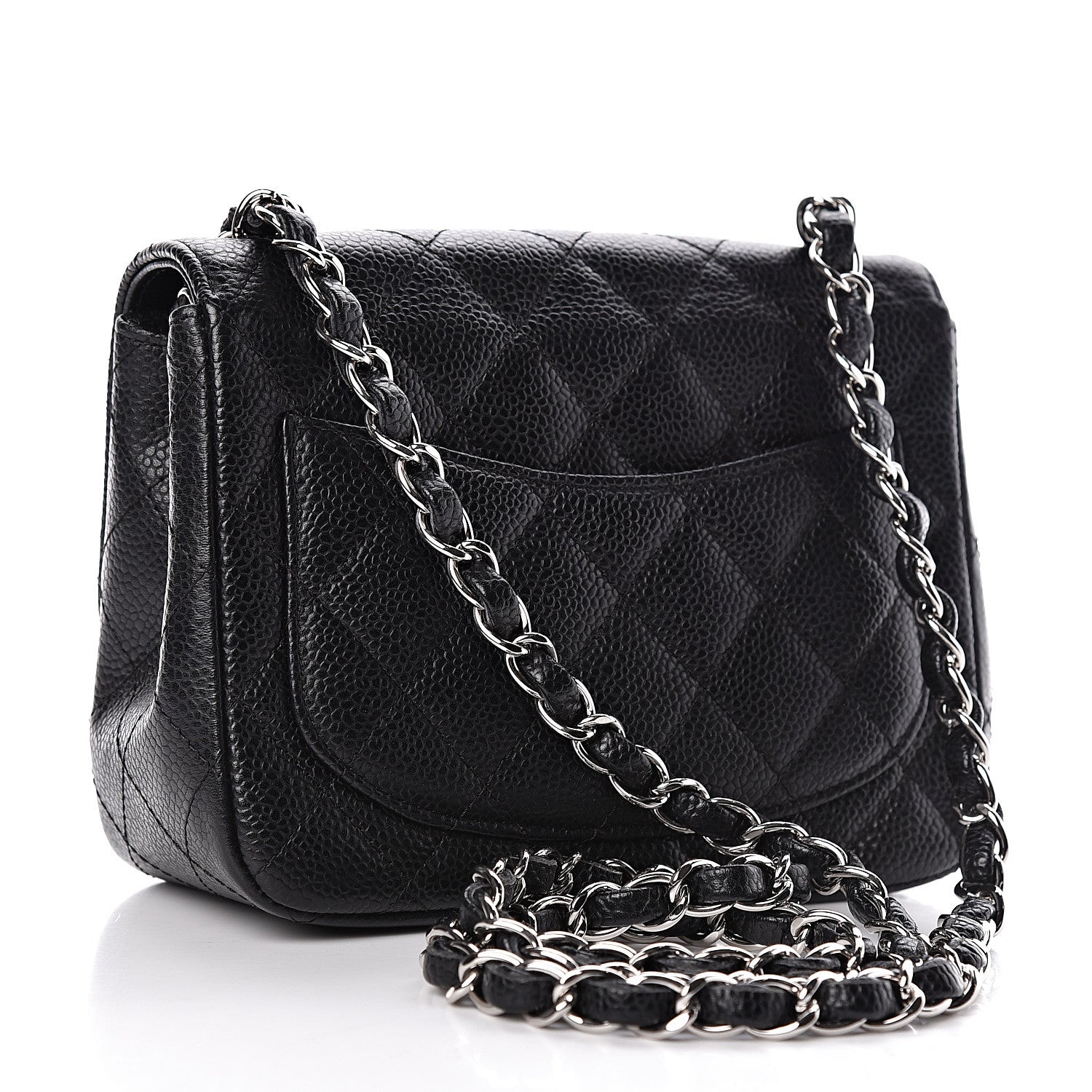 Chanel Caviar Quilted Mini Square Flap Black 3 of 10