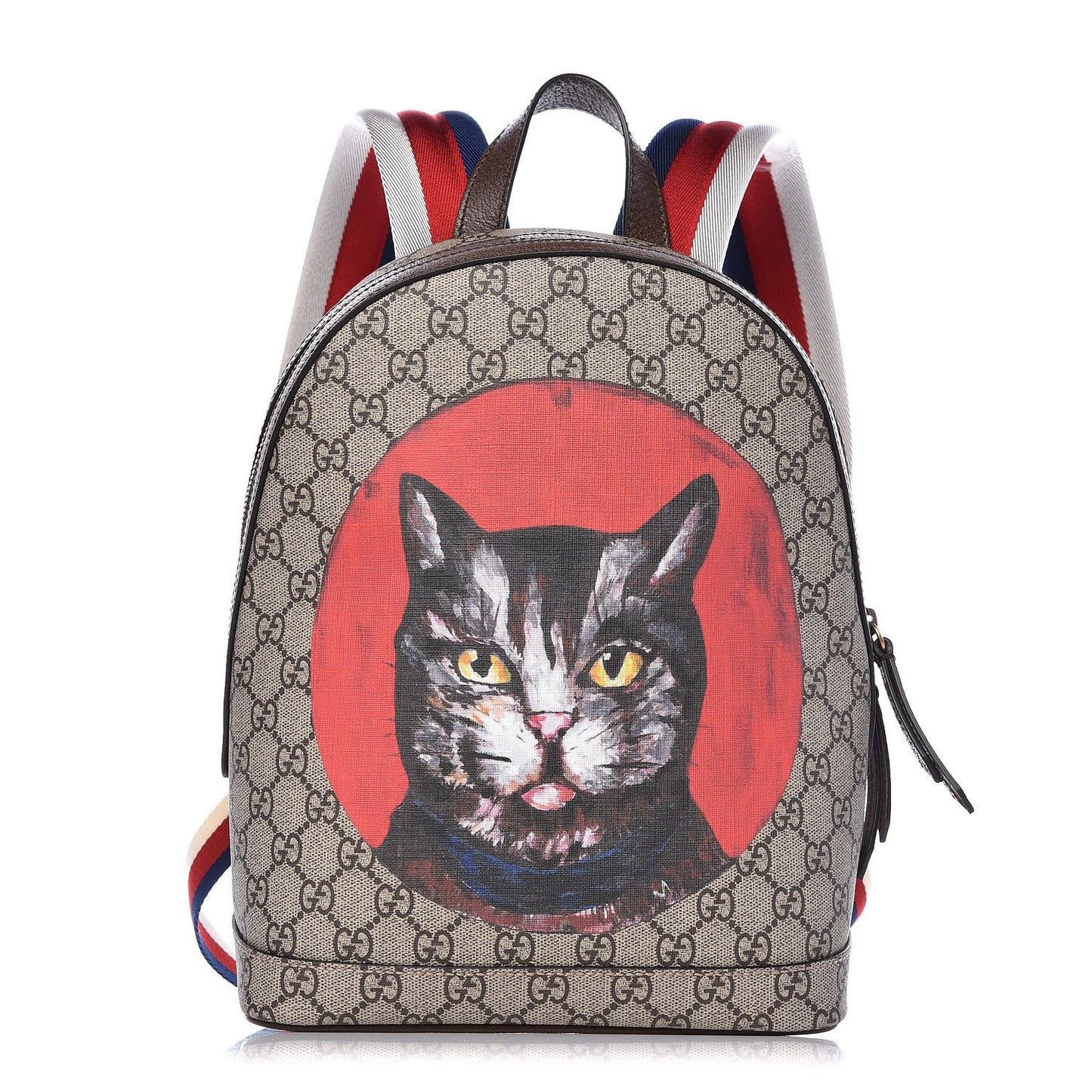 GG Supreme Monogram Mystic Cat Dome Backpack