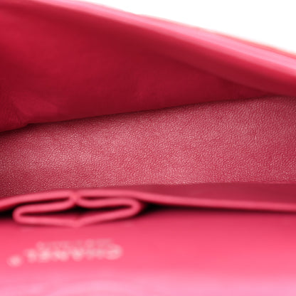 Chanel Patent Quilted Medium Double Flap Pink 5 of 14