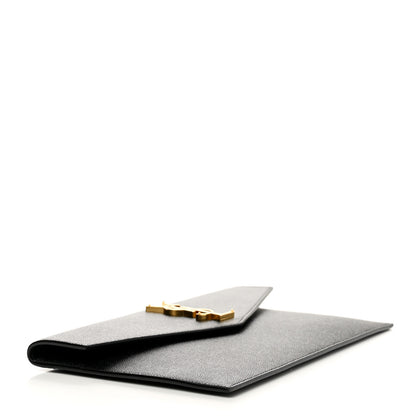 Saint Laurent Grain De Poudre Uptown Pouch Black 4 of 7