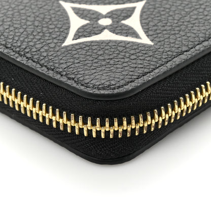 Louis Vuitton Empreinte Monogram Giant Clemence Wallet Black Beige 14 of 17