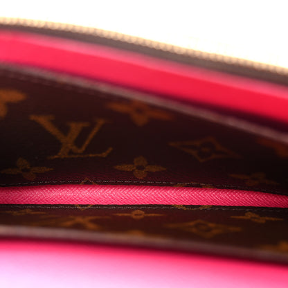 Louis Vuitton Monogram Bloom Flower Emilie Wallet Fuchsia 5 of 9