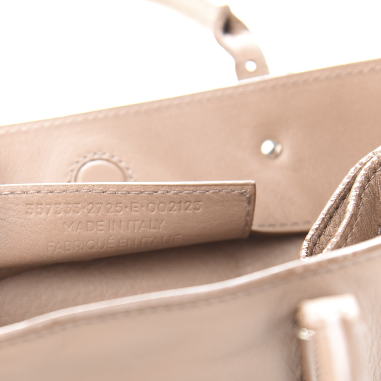 Balenciaga Calfskin Papier Mini A4 Zip Around Tote Beige Sable 8 of 12