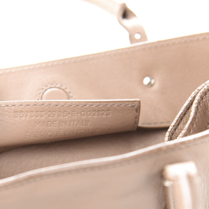 Balenciaga Calfskin Papier Mini A4 Zip Around Tote Beige Sable 8 of 12