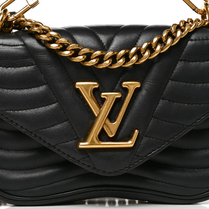 Louis Vuitton Calfskin New Wave Chain PM Black 7 of 9