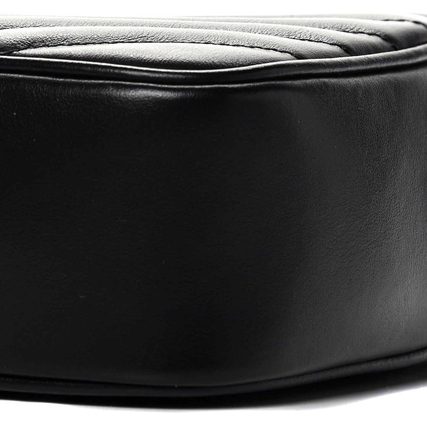 Calfskin Matelasse Monogram Lou Camera Bag Black
