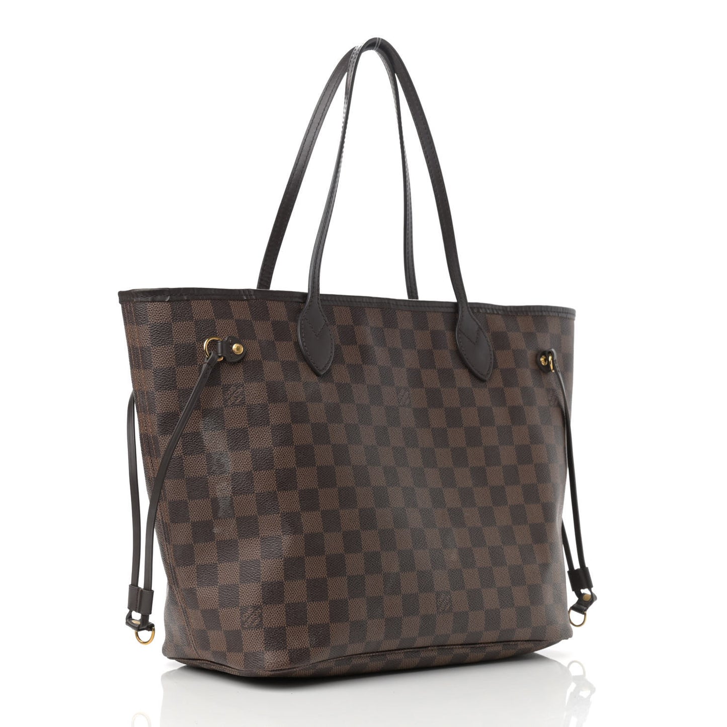 Damier Ebene Neo Neverfull MM Rose Ballerine