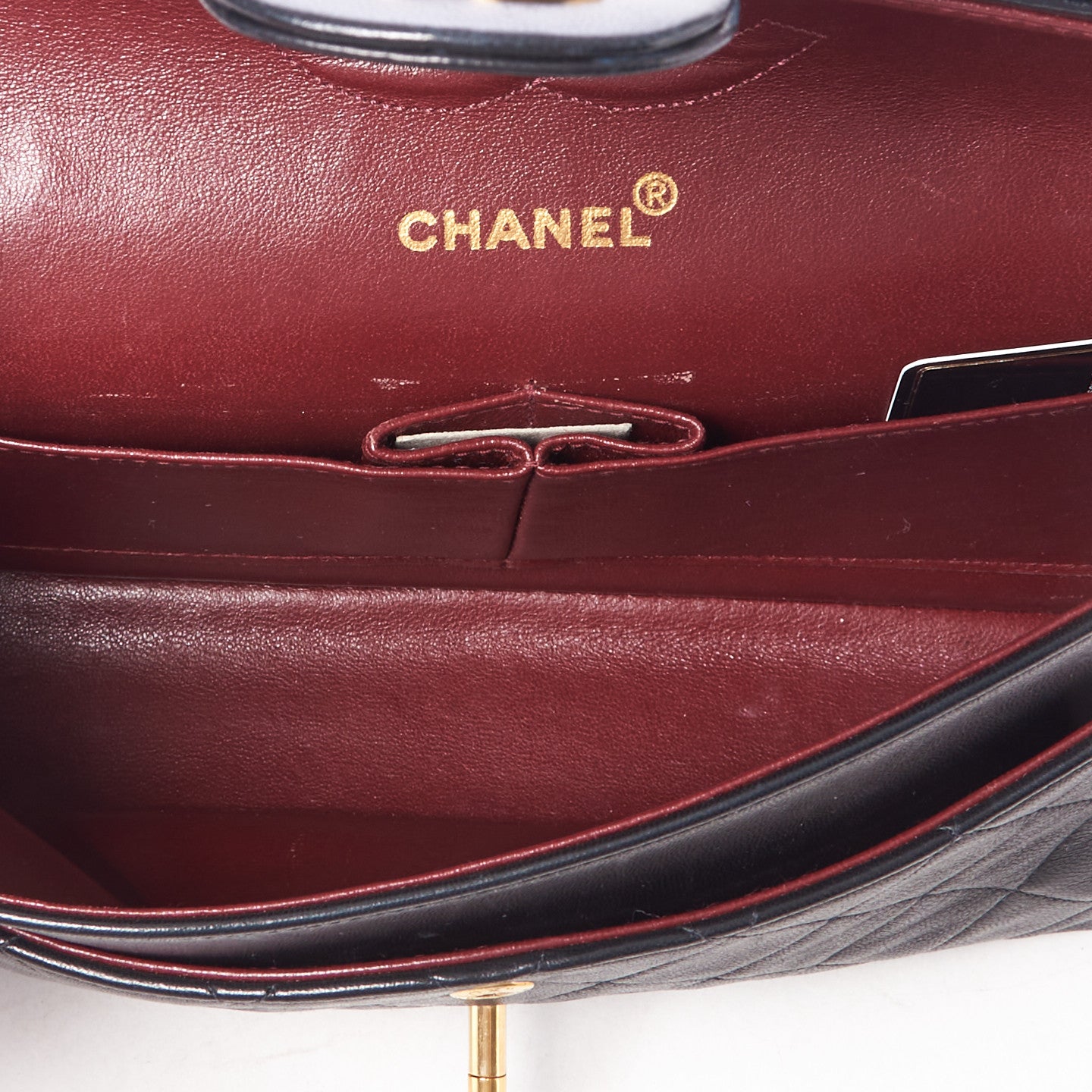 Chanel Lambskin Quilted Medium Double Flap Black 4 of 9