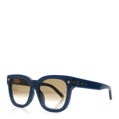 Louis Vuitton Acetate My Monogram Sunglasses Z1525E Navy Blue 1 of 7