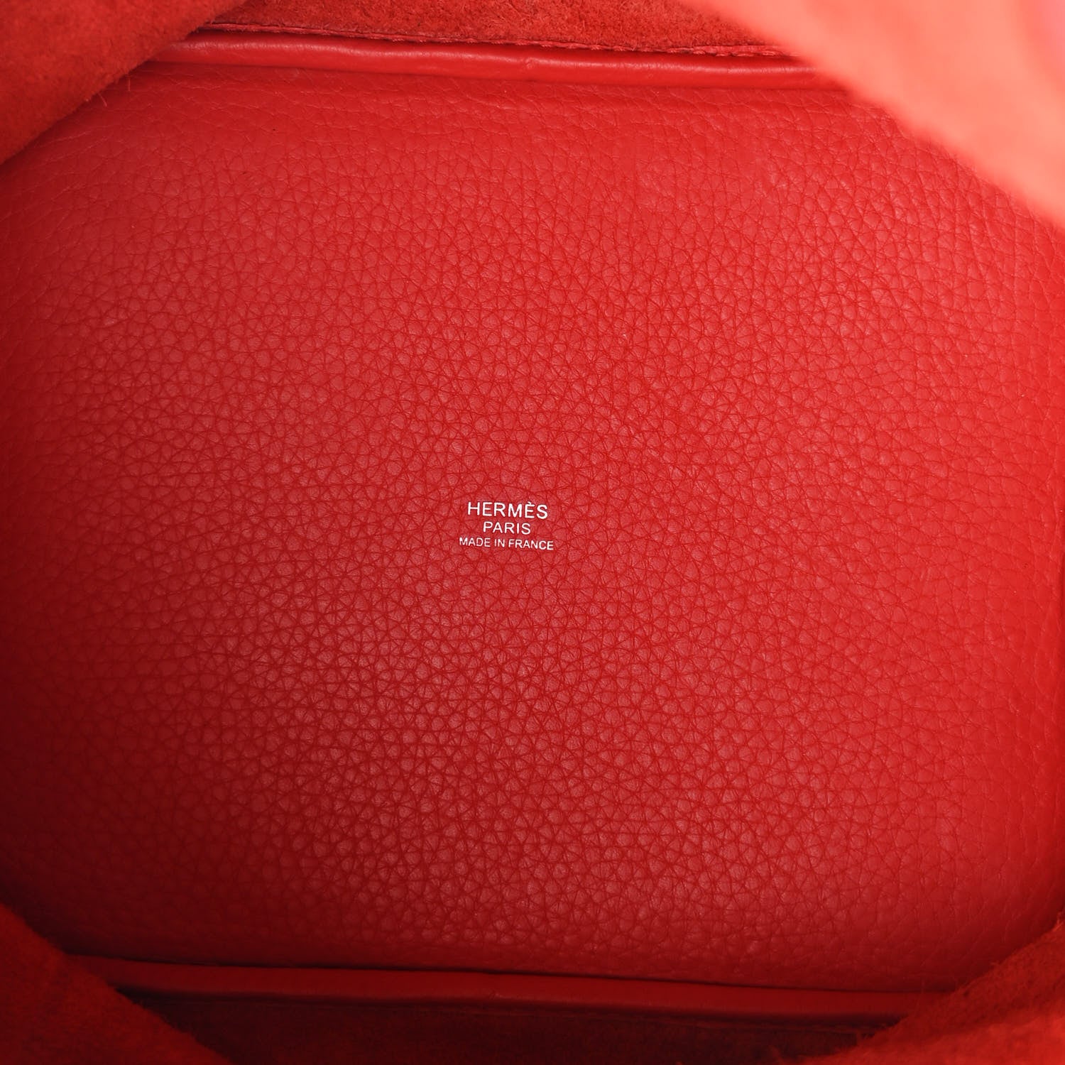 Hermes Taurillon Clemence Picotin Lock 22 MM Rouge Casaque 5 of 10