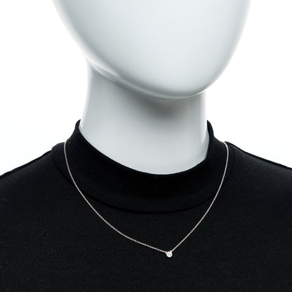Tiffany Sterling Silver Aquamarine Elsa Peretti Color by the Yard Pendant Necklace 2 of 6