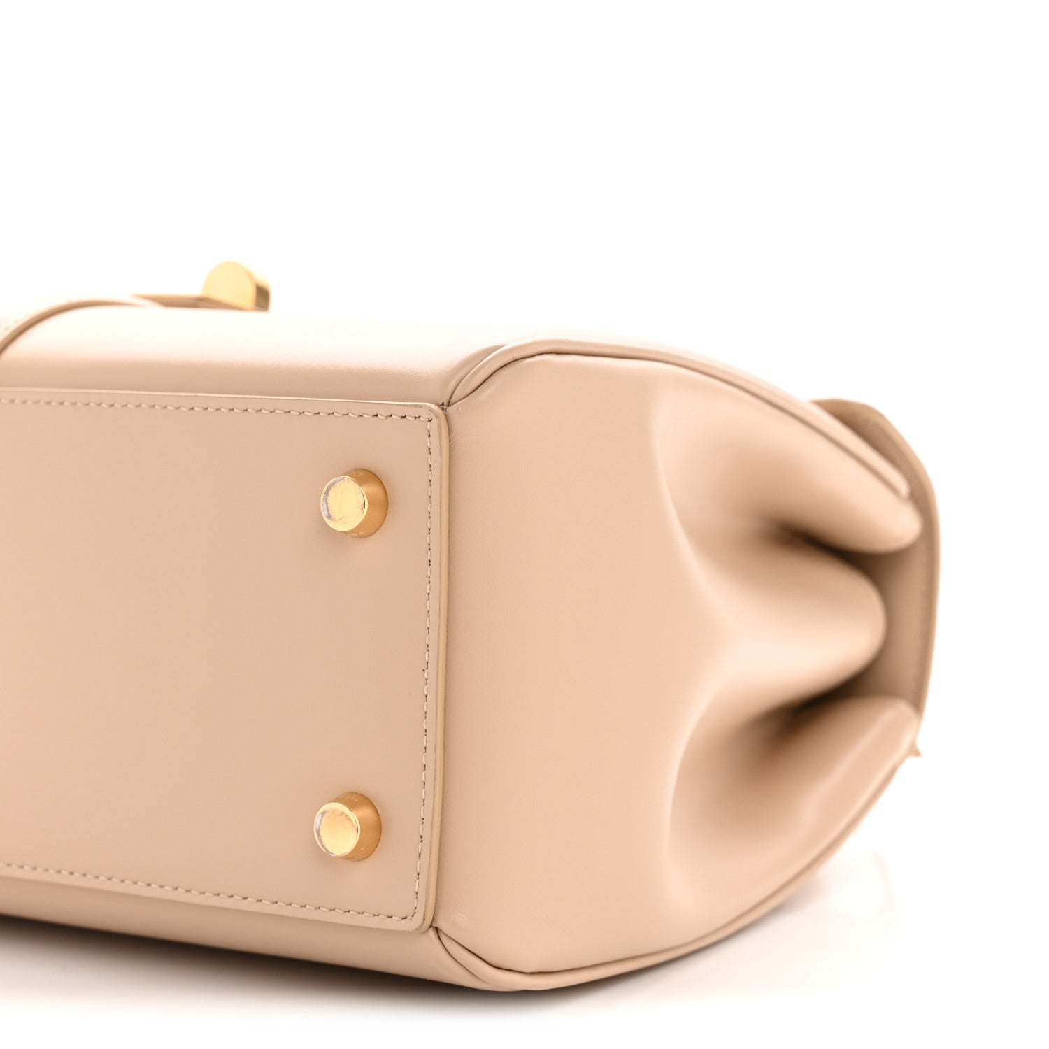 Celine Satinated Calfskin Small 16 Top Handle Bag Nude 13 of 16