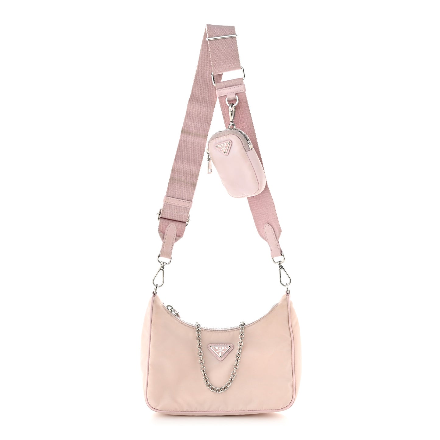Nylon Re-Edition 2005 Shoulder Bag Alabastro