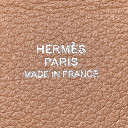 Hermes Evercolor Calvi Card Case Chai 6 of 8