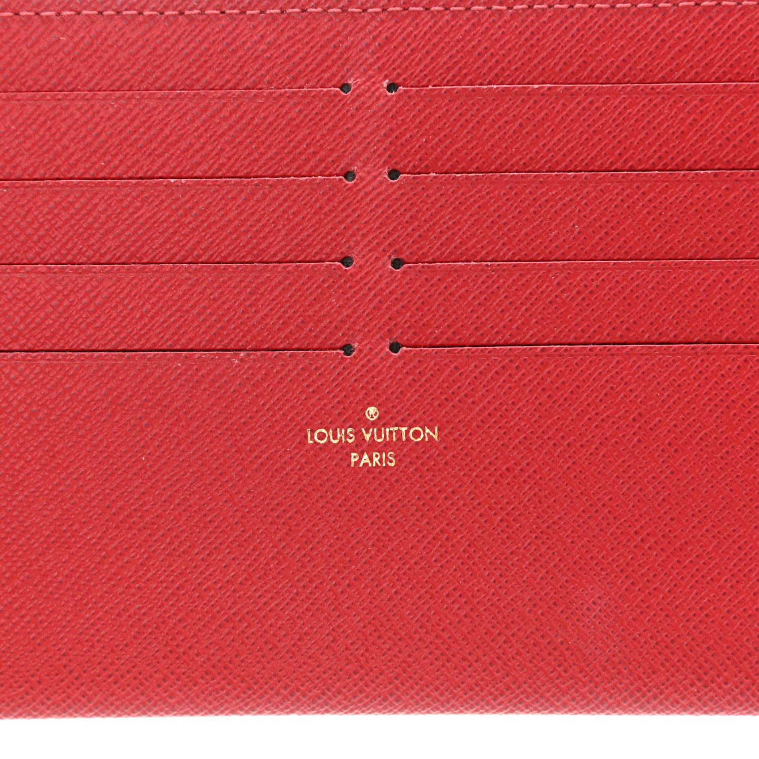 Louis Vuitton Calfskin Felicie Card Holder Insert Cherry 6 of 6