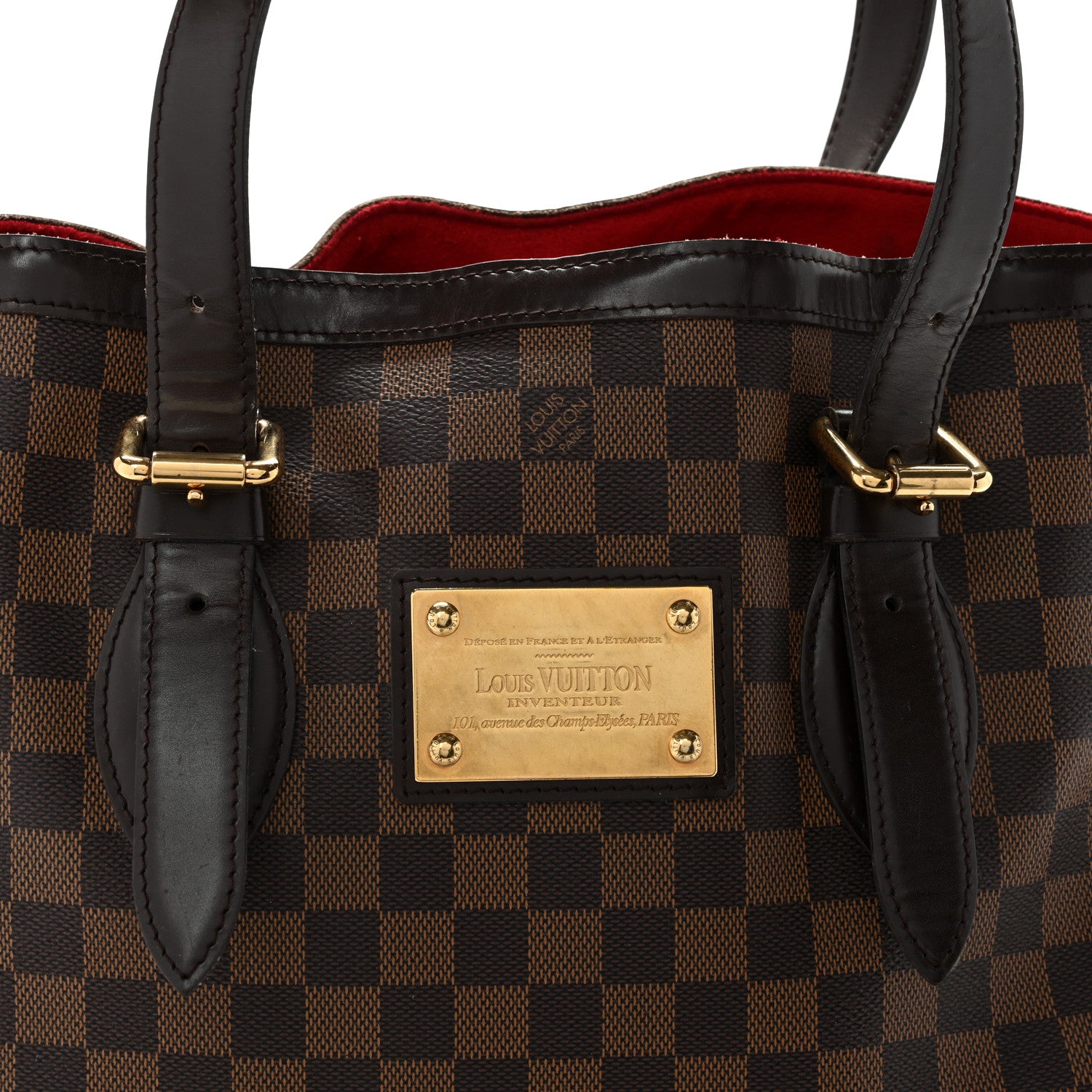 Louis Vuitton Damier Ebene Hampstead MM 7 of 10